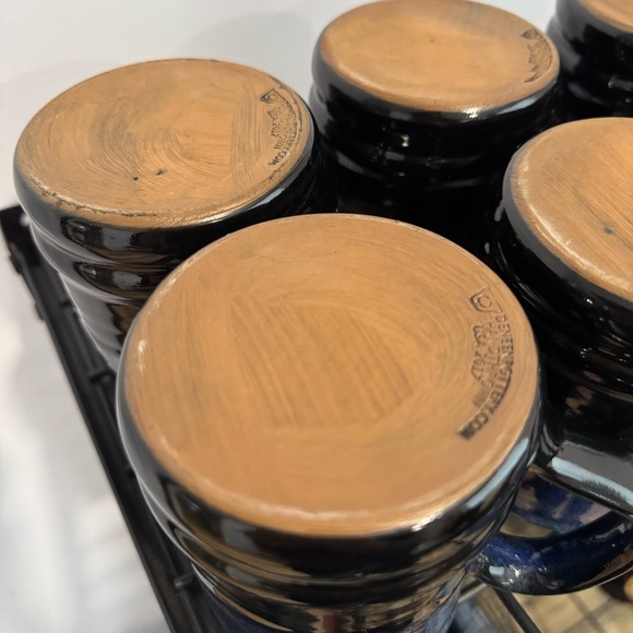 RARE Dixxon Work Hard Stay Humble Black Mug, Deneen Pottery - Picture 13 of 13